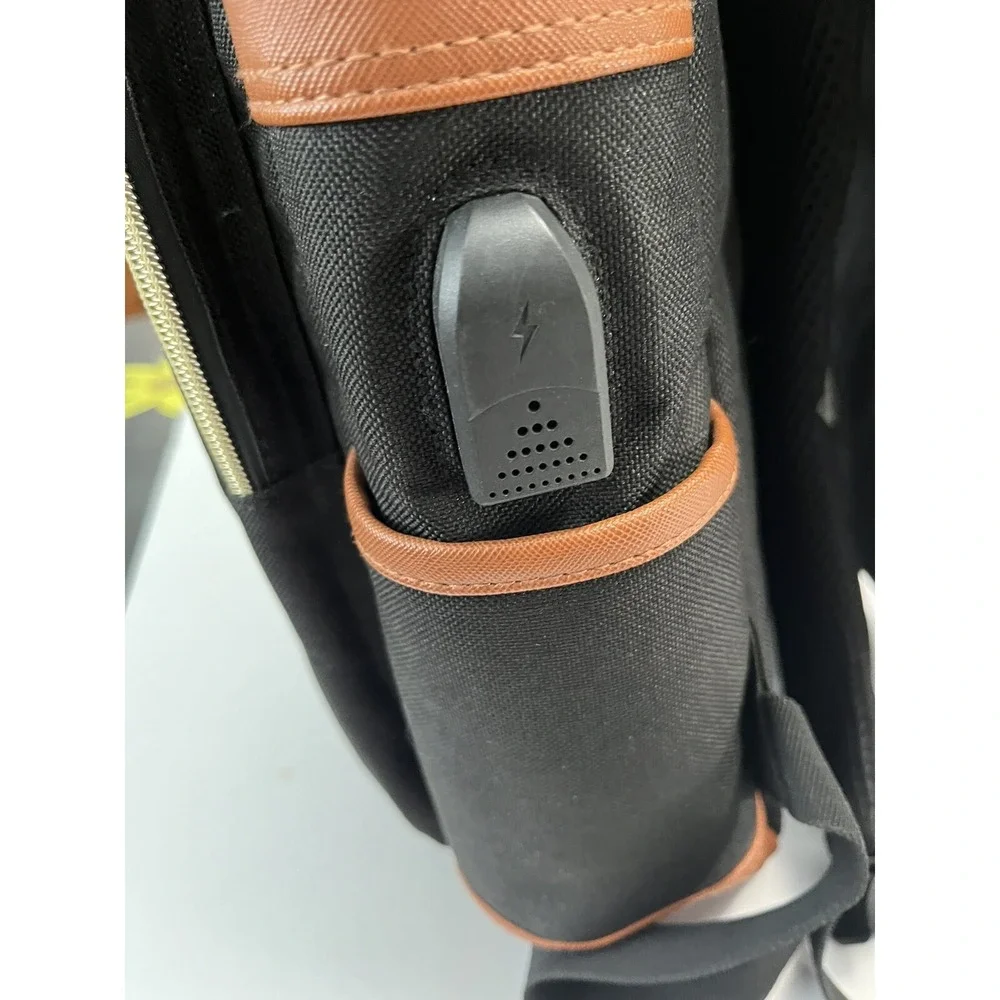 Modoker Fashion‎ USB Charging Port Black Laptop Tablet Bag Backpack